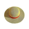 Luffy stråhatt One Piece Cosplay keps Anime solhatt> Huvudbonader