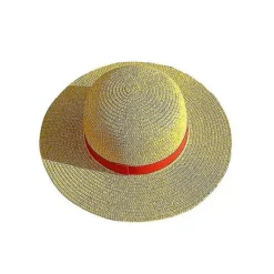 Luffy stråhatt One Piece Cosplay keps Anime solhatt> Huvudbonader