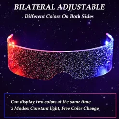 Lysande glasögon, LED-glasögon, Cyberpunk LED-glasögon, F><noscript><img width=