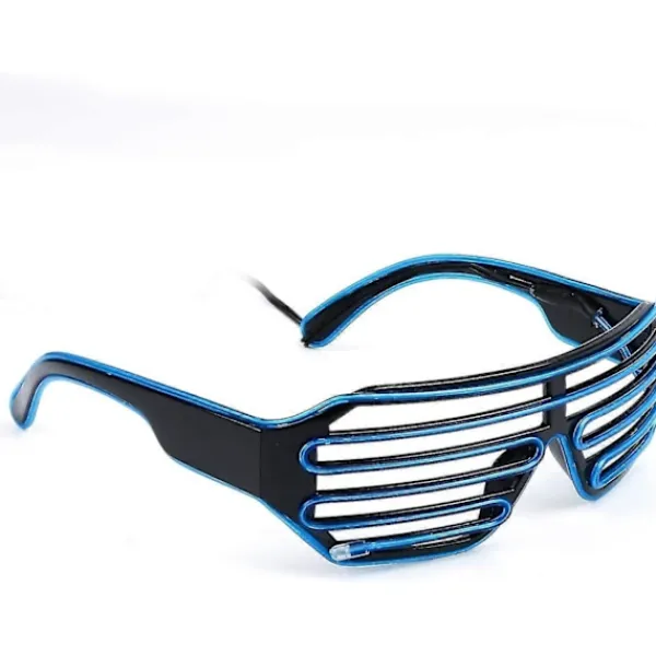 Lysande Glasögon Lysande Coola Glasögon, LED Partyglasögon Glödande Ögonglasögon Leksak Glasögon För Halloween (ShiKai)> Tillbehör