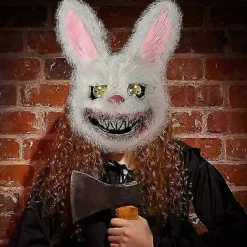 Lysande Halloweenmask Horror kaninmask Läskig Halloweenmask-2025><noscript><img width=