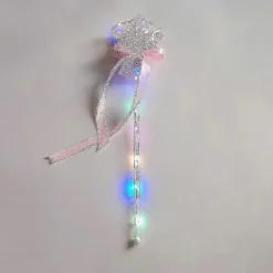 Lysande magisk bollstav glödstav barnpresent häxa trollkarl LED magisk stav prinsessa halloweenkostym det mest prisvärda! -Sy stars 45*10*10> Tillbehör