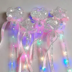 Lysande magisk bollstav glödstav barnpresent häxa trollkarl LED magisk stav prinsessa halloweenkostym det mest prisvärda! -Sy stars 45*10*10><noscript><img width=