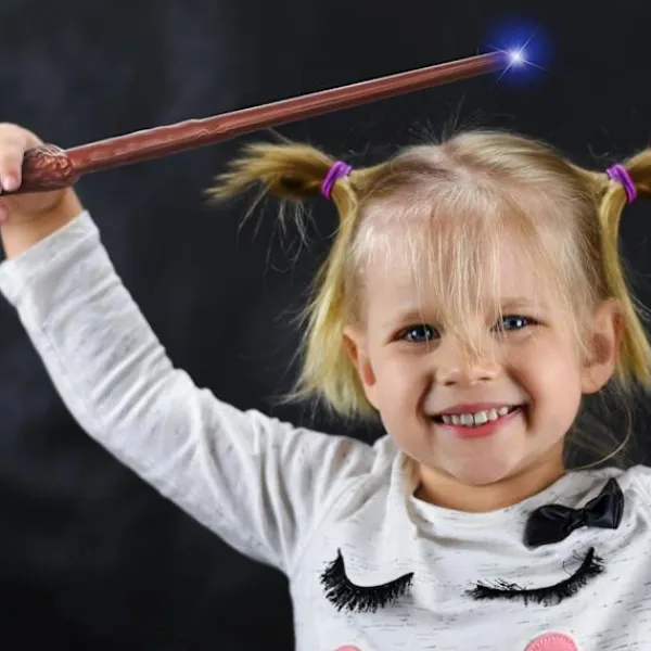Lysande magisk trollstav med ljud och ljus, leksak för barn, flickor, pojkar, fest> Tillbehör