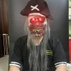 Lysande Pirat Halloween Maskeraddräkt Tillbehör> Masker