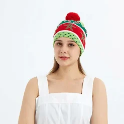 Lysande Tomtehatt och Halsduk Set Stilfull Julhuvudbonad Festliga Jultillbehör för Barn & Vuxna><noscript><img width=