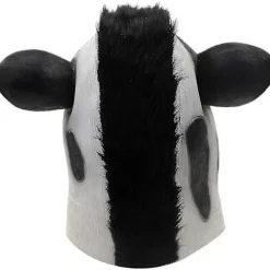 FMYSJ Lyxig Halloween Kostym Maskerad Latex Djurhuvud Mask Ko (FMY)> Masker