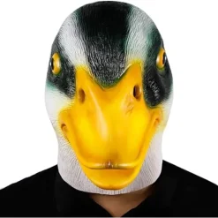 Lyxig Halloween-mask Ankamask i Latex Djurmask Fancy D><noscript><img width=