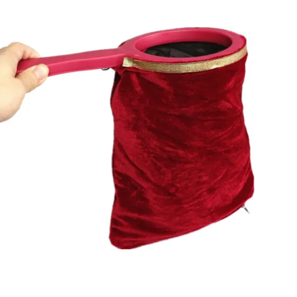 EASTVAPS Magisk Förändringspåse Rekvisita – Stor Sammetspåse med Dold Ficka för Scenillusioner, 28x15x29cm> Tillbehör