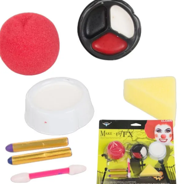 Makeup kit clown nos för halloween makeup för cosplay makeup> Smink