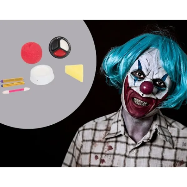 Makeup kit clown nos för halloween makeup för cosplay makeup> Smink