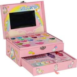 Makeup- och nagelset för barn – Enhörningssminkväska><noscript><img width=
