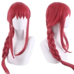 Makima Cosplay Peruk För Anime Kostym (orange Röd)><noscript><img width=