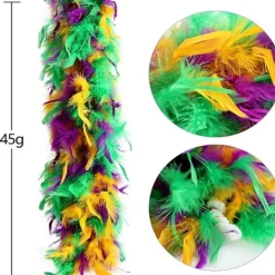 Mardi Gras fjäder Boa Boa fjädrar Mardi Gras><noscript><img width=