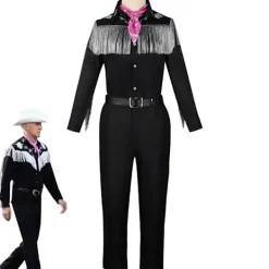 Margot Robbie Barbie Cosplay Ken Kostym Man Halloween Outfit A XL> Dräkter