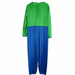 Mario Bros-dräkt för vuxna män, grön Luigi Cosplay-outfit storlek L[YDE] L><noscript><img width=