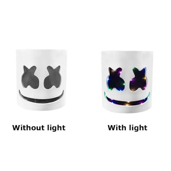 Marshmello DJ-mask Halloween Cosplay-mask> Masker