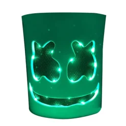 Marshmello LED-mask DJ Cosplay-hjälm Marshmello-dräktmask Lig><noscript><img width=
