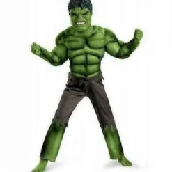Marvel Avengers Hulk Dräkt för Barn, Ålder 3-8, Pojkdräkt med Mask och Muskler[BT] M><noscript><img width=