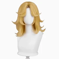 Marvel Rivals: Susan Storm Cosplay Kostym Osynliga Fantastiska Fyran Jumpsuit+Peruk Endast Peruk One Size> Peruker