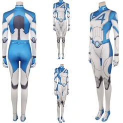 Marvel Rivals: Susan Storm Cosplay Kostym Osynliga Fantastiska Fyran Jumpsuit+Peruk Endast Peruk One Size><noscript><img width=