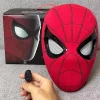 Mascara Spiderman Huvudbonad Cosplay Rörliga Ögon Elektronisk Mask Spider Man 1:1 Fjärrkontroll Elastisk> Masker
