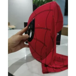 Mascara Spiderman Huvudbonad Cosplay Rörliga Ögon Elektronisk Mask Spider Man 1:1 Fjärrkontroll Elastisk> Masker