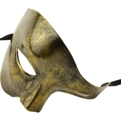 Mask för män Fantomen på Operan Maskeradmask Halvmask (Guld){yh}><noscript><img width=
