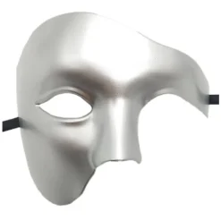Maskerad mask vintage fantomen på operan enögd halv ansiktskostym> Masker