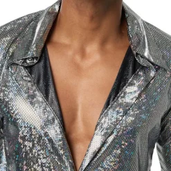 tectake Maskeraddräkt discokille 70-tal herr M><noscript><img width=