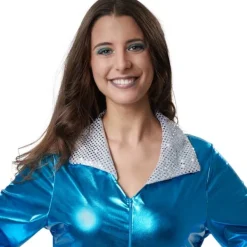 tectake Maskeraddräkt discostjärna 70-tal dam M><noscript><img width=