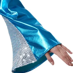 tectake Maskeraddräkt discostjärna 70-tal dam M><noscript><img width=