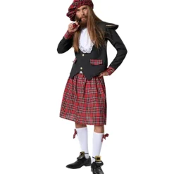 tectake Maskeraddräkt förnäm skotte i kilt XXL> Dräkter