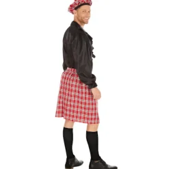 tectake Maskeraddräkt skotte i kilt L> Dräkter