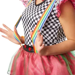 tectake Maskeraddräkt 80-talsclown neon dam L><noscript><img width=