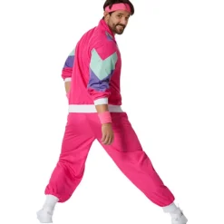 tectake Maskeraddräkt träningsoverall retro 80- och 90-tal herr XXL> Dräkter