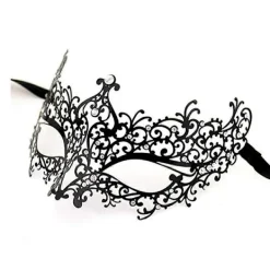 Maskeradmask för kvinnor, metall, venetiansk cosplay, maskeradbal, fest_Kvalitetsgåvor> Masker