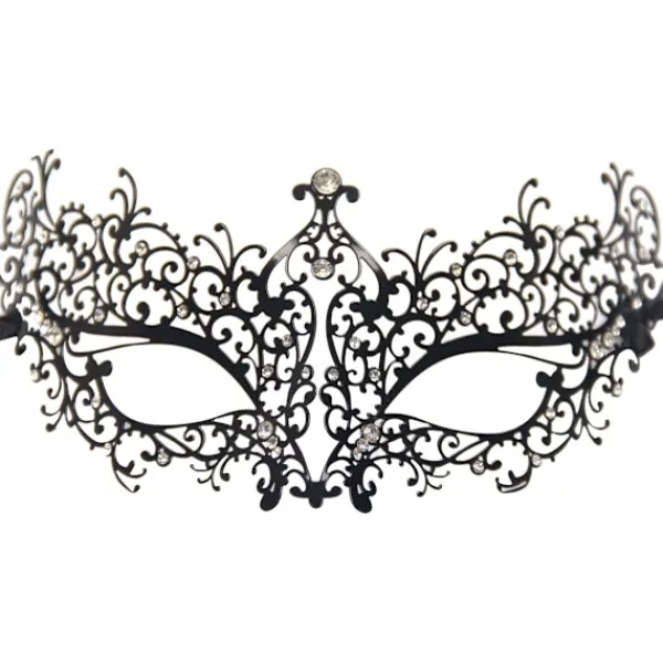 OCEAN Maskeradmask i metall laserskuren för kvinnor, venetiansk festmask> Masker