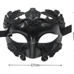 Maskeradmask Romersk Grekisk Herrmask Venetiansk Mask Halloween Julmask för Fest Mardi Gras Bröllop Karnevaler> Masker