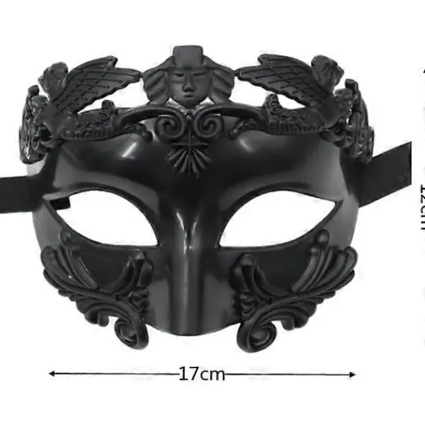 Maskeradmask Romersk Grekisk Herrmask Venetiansk Mask Halloween Julmask för Fest Mardi Gras Bröllop Karnevaler> Masker