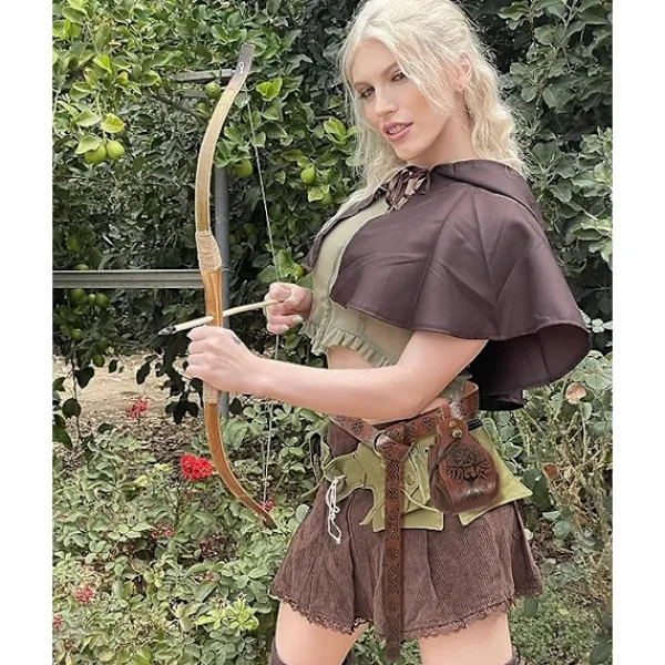 Holocky Medeltida Bälte i Vikingastil med Väska för Halloweenkostymer> Dräkter