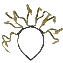 Medusa Ormhuvud Diadem Grekisk Gudinna Hårband Maskerad Huvudbonad Halloween Cosplay Karneval Party Tillbehör för Kvinnor Flickor> Huvudbonader