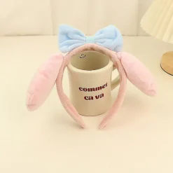 unbranded Melody Cosplay Hårspänne Öra Plysch Hårband Kvinnor Flickor Kawaii Fjäril Hårband Halloween Jul Födelsedag Semester Fest Present><noscript><img width=