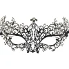 Metall Laserskuren Maskeradmask Dam Venetiansk Festmask> Masker