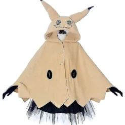 KOOLMEI Miccostumes Mimikyu-mantel för kvinnor med kjol Bälte Handskar_y Small> Dräkter
