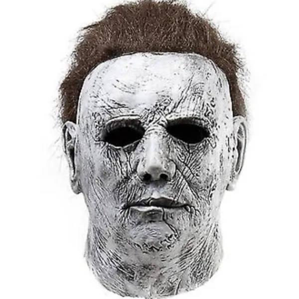 Michael Halloween Skräckmask Myers Helhuvudsmasker För Halloween Karneval Kostymfest Kostym Läskig Maskerad Latexmask( C)> Masker
