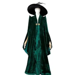 Minerva McGonagall Professor Kostym för Vuxen Harry Potter Cosplay[JSR] xl> Dräkter