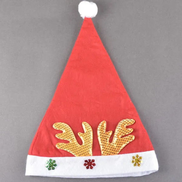 Mini Julhatt med Renväxtmönster för Barn och Vuxna - Presentförpackning, Julgransprydnad, Festdekoration> Huvudbonader