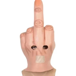 Mittenfinger - Naturlig vertikal mask för Halloween, Cosplay, Par> Masker