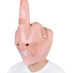 Mittenfinger - Naturlig vertikal mask för Halloween, Cosplay, Par><noscript><img width=